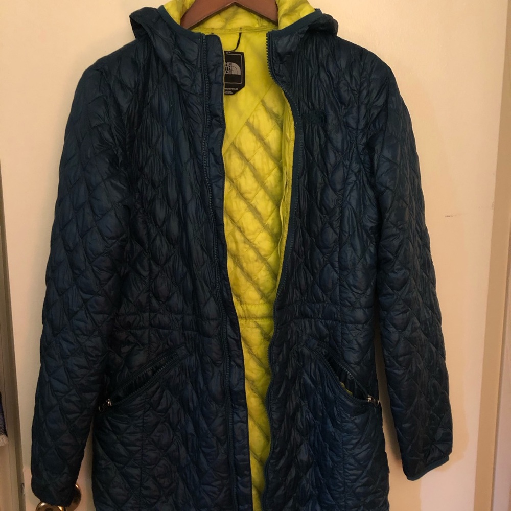 North Face quilted down pudge coat